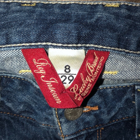 LUCKY BRAND DENIM JEANS REGULAR INSEAM 8 / 29 - Picture 5 of 5